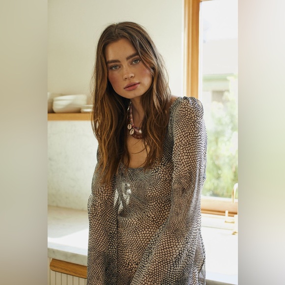 Stone Cold Fox Sharp Gown Snakeskin 0 XS - Picture 2 of 8